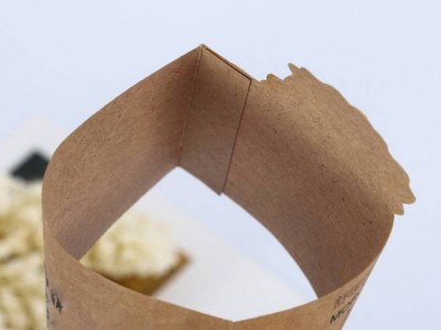 牛皮纸封套定 食品餐盒包装腰封印刷图2